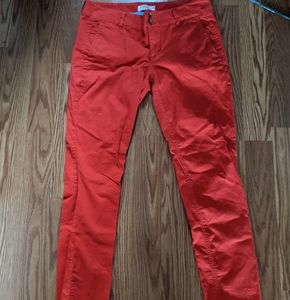 Red orange pants